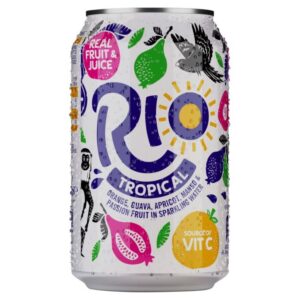 Rio Tropical Plain Pack Cans, 24 x 330ml